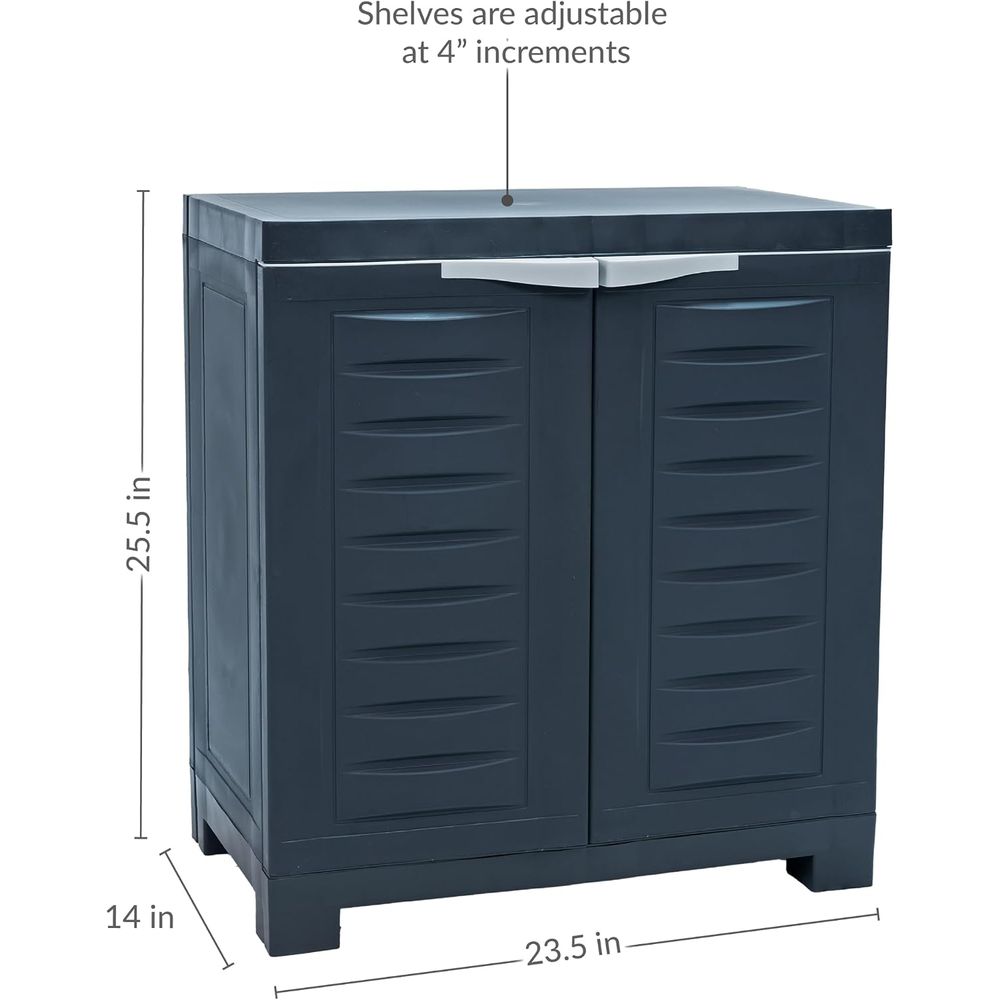 25,5 H Resin Garage-opbergkast - Office Storage Cabinet recensie en prijs