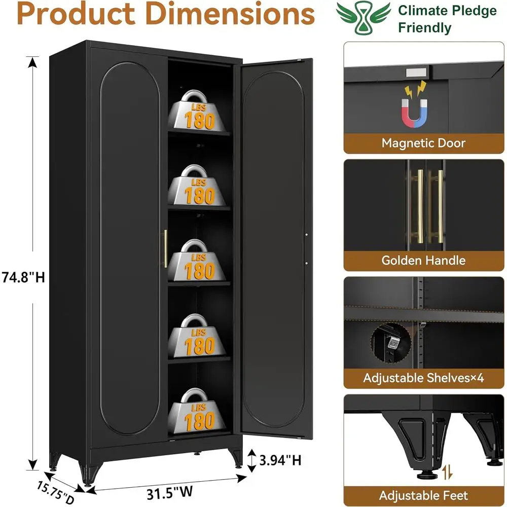 75 cm hoge metalen keukenkast  - Office Storage Cabinet recensie en prijs