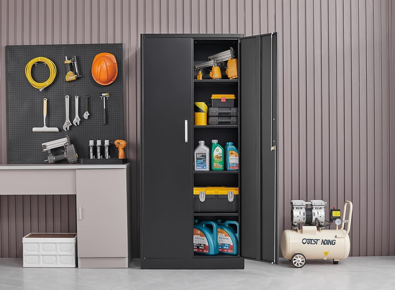 Metalen opbergkast met verstel - Office Storage Cabinet recensie en prijs